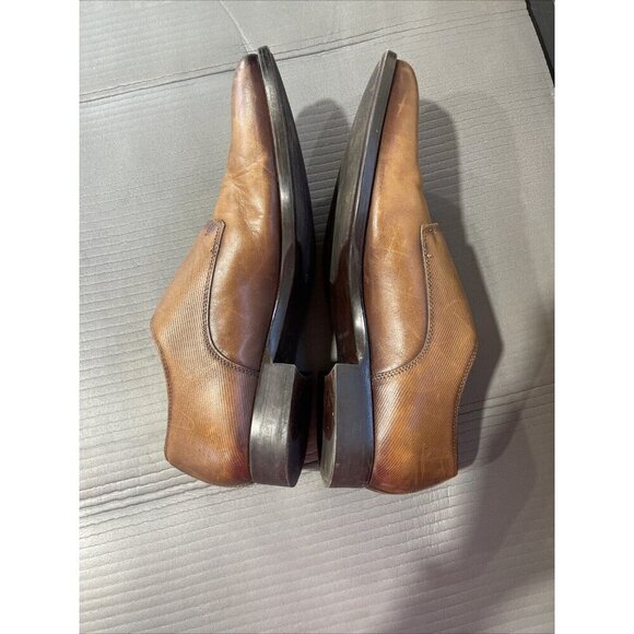 Zara Leather monk strap shoes Size 41 Brown 2452/302/105 531 255/95 - Picture 6 of 15